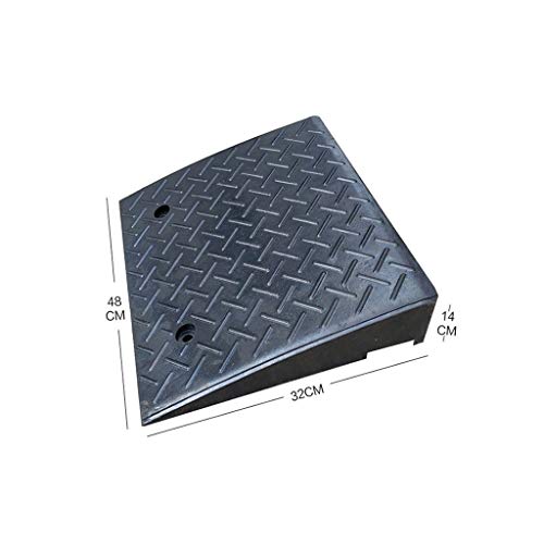 XUZgag Rampas de Servicio hospitalario, Rampa de Servicio Ascendente del automóvil Material de Goma Rampas Antideslizantes de acera Negra Rampas de umbral multifunción Antideslizante