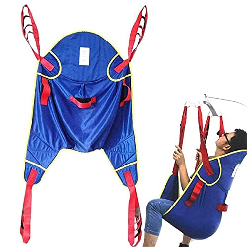 XYEJL ArnéS ElevacióN Paciente Cuerpo Completo,GrúA De Paciente,Eslinga De ElevacióN con Altura Ajustable, para EnfermeríA, Anciano,Discapacitado,Carga MáXima 230 Kg,L(below150kg)