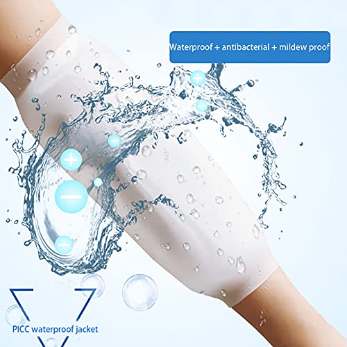 XYZCUP Protector Picc Brazo， Bordes Engrosados Protector de Escayola Impermeable Buena Flexibilidad Cubierta De Brazo de Mano Impermeable Reutilizable Protector de Escayola