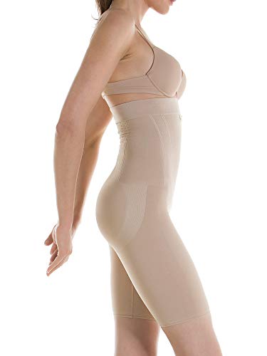 Yaluronica 623 (Carne, XXL) Pantalones Cortos modeladores antiage con ácido hialurónico Faja de contención