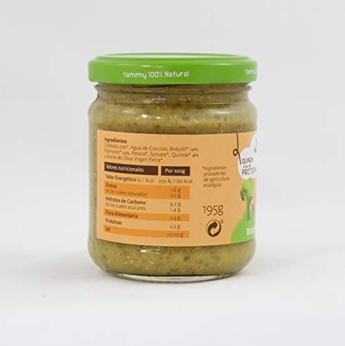 Yammy, Pack Potitos Comida (Verduras, Pollo, Ternera y Lubina) - 12 de 195 gr. (Total 2340 gr.)