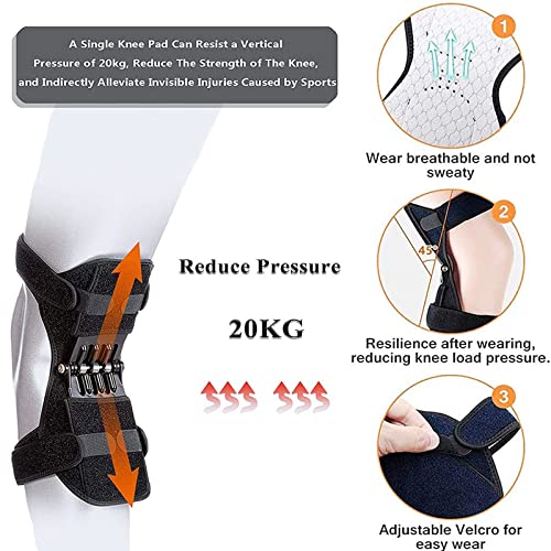 YNITJH Knee Active Rodillera,Protector de Rodilla,Rodillera Menisco y Ligamentos,Rodillera Ajustable,Rodilleras Deportivas,para Escalada Deportiva Reduce El Dolor
