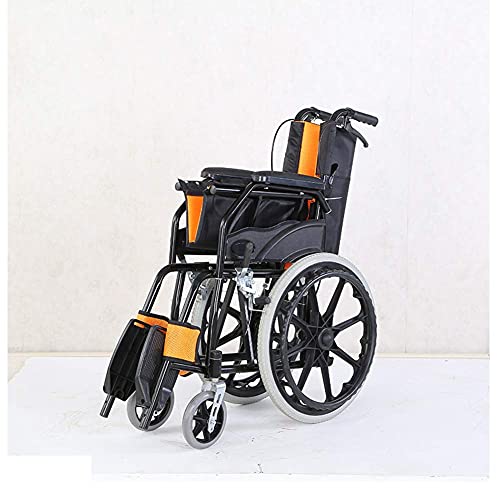 YQTXDS Apoyabrazos Plegables para Silla de Ruedas de Acero al Carbono Ligero con cojín antiescaras para Silla de Viaje E (Silla de Ruedas)