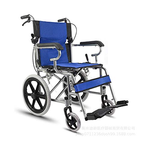 YQTXDS Transporte en Silla de Ruedas Mesa Permanente motorizada Pedales oscilantes Niños Mayores Scooter Coche Plegable (Silla de Ruedas)
