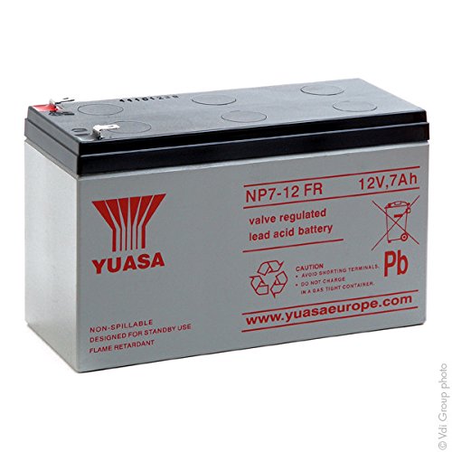 Yuasa - Batería plomo AGM NP7-12FR 12V 7Ah - Batería(s)