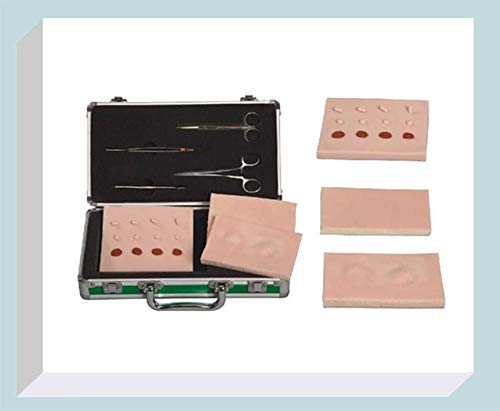yunyu Kit de módulo de Entrenamiento de resección de Lipoma de maniquí de enfermería con 4 Instrumentos quirúrgicos y 3 módulos de Entrenamiento para educación médica básica