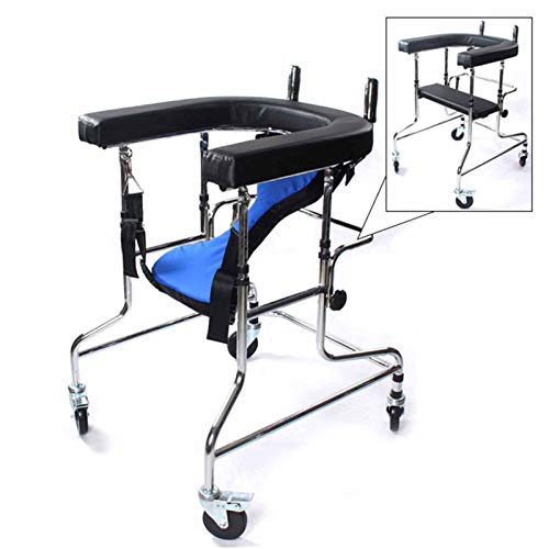 YUXINCAI Andador con Ruedas De Rehabilitación Infantil con Panel En Forma De U Andador Ajustable para Niños Pequeños, Adolescentes con Necesidades Especiales