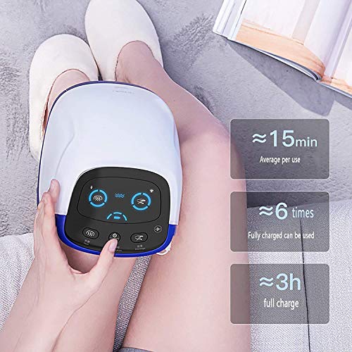 YUXINCAI Masajeador De Rodilla con Terapia Vibratoria Magnética Infrarroja con Calefacción Vibración Fisioterapia Hombro Codo Terapia Vibratoria Máquina De Masaje Alivio del Dolor