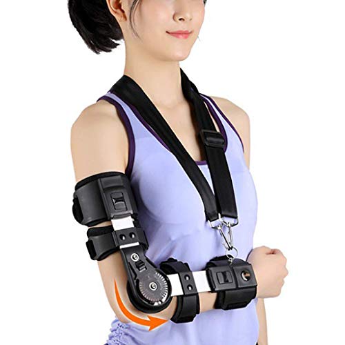 Zcthk Rehabilitación de la Fractura del Codo Esguince Ortesis Cabestrillo de Brazo, para el Brazo Roto, Miembro Superior Trauma, etc,Right