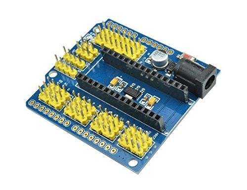 ZkeeShop 5PCS Expansion Sensor Shield Module Compatible for Arduino UNO R3 Nano I/O