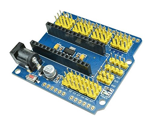 ZkeeShop 5PCS Expansion Sensor Shield Module Compatible for Arduino UNO R3 Nano I/O