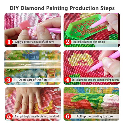 ZXXGA 5D DIY Kit De Pintura De Diamante - Gato Azul de Dibujos Animados Diamond Painting - Bordado de Diamantes de imitación para decoración del hogar 40x50cm