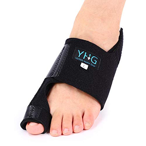 1 par de correctores de hallux valgus, enderezador de juanetes, corrector de dedos corrector de juanetes con almohadilla de silicona para alisar el arco, ayuda para los dedos, corrección de hallux