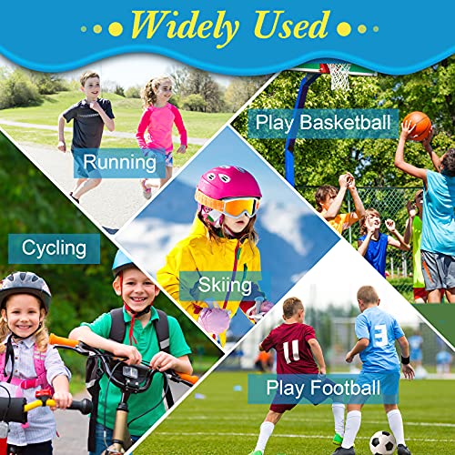 4 Rodilleras de Niños Tobillera de Compresión Manga de Rótula Rodilla Soporte de Calcetín de Tobillo para Niño Artritis Juvenil Alivio de Hinchazón Correr Baloncesto Escalada Ciclismo