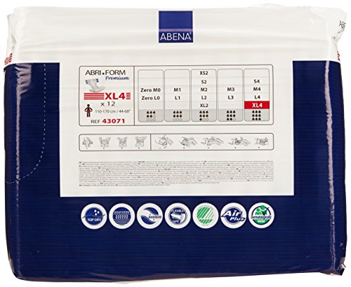 Abena Abri-Form premium X-Large Número 4 4000 ml 110-170 cm Briefs de protección
