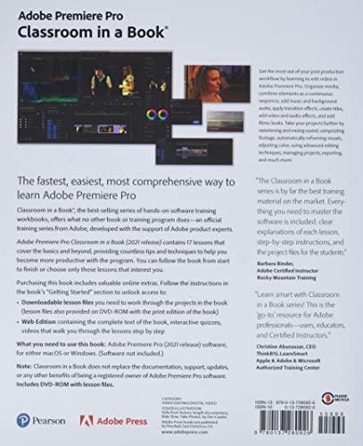 Adobe Premiere Pro Classroom in a Book (2021 release)