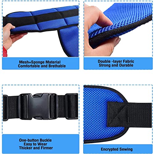 ALLWIN Sistema De Sujeción del Cinturón De Seguridad De La Silla De Ruedas, Correas De La Silla De Ruedas para Evitar El Deslizamiento, para Ancianos, Pacientes Y Discapacitados