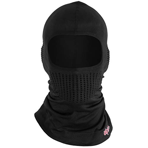 ALPIDEX Pasamontañas Balaclava Invierno Moto Ski Negro Niño Mujer Hombre, Tamaño:l/XL
