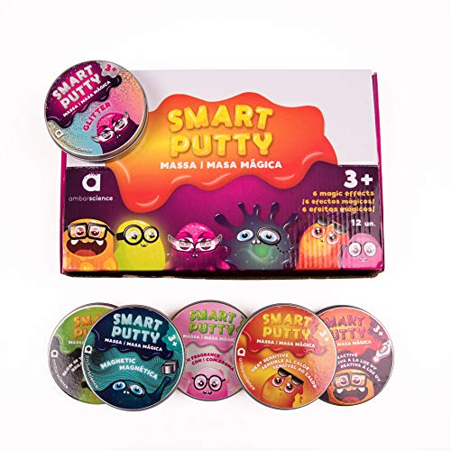 ambarscience Sensible al Calor-Smart Monster Putty. Masa Inteligente con Efecto mágico y Divertido, para niños 3+. (Ambar Passion S.A. 6162840030020)