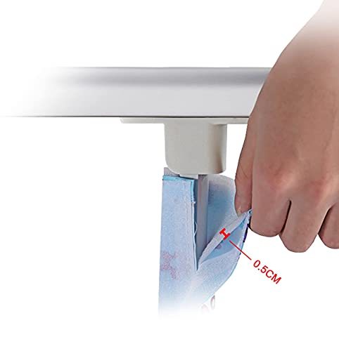AMSXNOO Barrera Cama Ancianos, Extra Largos Plegable Riel Cama Adultos, Asidero de Seguridad para Barandillas Guardia Lateral Barra Parachoques ​Metal para Niños Handicap 106cm (Color : Silver)