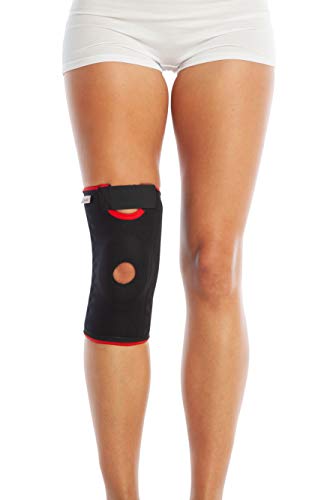 ArmoLine Rodillera de ligamento para dolor rotuliana femoral, apoyo articular, compresión de rodilla, menisco, desgarro, lesiones, lesiones, artritis, artritis, estabilizador de rodilla ajustable (M)