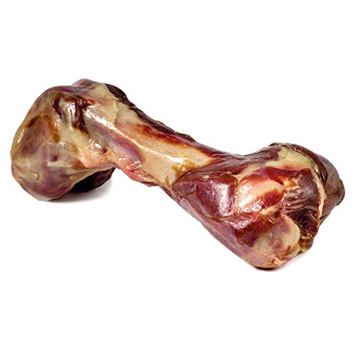 Arquivet Hueso de jamón Natural - Snacks Naturales para Perros - Snack Dental canino - Chuches para Perro - Golosinas para Perro - Hueso masticable para Perros