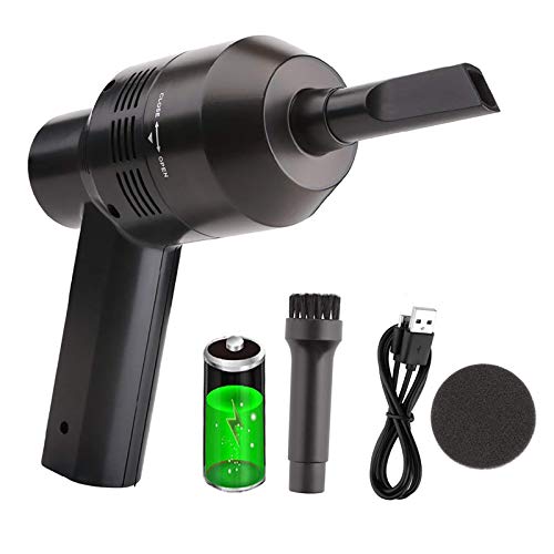 Aspirador de computadora Aspirador de Teclado Potente Mini Aspirador Recargable, Aspiradora portátil inalámbrica:Limpiar el Polvo,pelos,Migas,restos para computadora portátil,Piano,automóvil