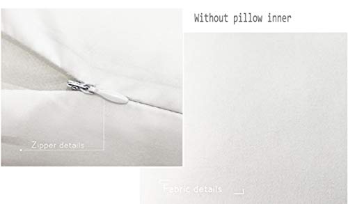 AtHomeShop 30 x 50 cm, funda de cojín en poliéster con patrón de mármol Believe, suave, cómoda, rectangular, para sofá, dormitorio, oficina, coche, decoración, gris y blanco, estilo 1