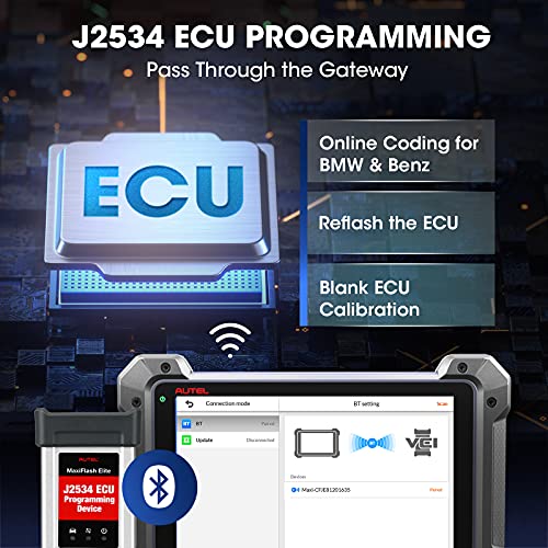 Autel MK 908 P Maxi Profesional Escáner de diagnóstico con Programación de ECU Control bidireccional Inyectores Pruebas Activas y Programación de Llaves