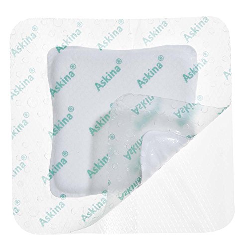 B. Braun Askina® DresSil Border - Apósito de espuma (10 x 10 cm, 3 unidades)