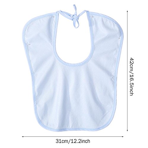 Babero Para Adulto,Asixx,Adecuado Para Adultos Y Ancianos,Para Proteger La Ropa de Alguien de Ensuciarse Con Alimentos Derramados