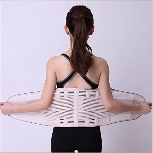 Back Support Strace con estadías de soporte, cinturón de soporte lumbar de malla de holón transpirable, ajuste de doble compresión Baja de alivio de dolor de espalda for hombres, discos herniados 2109