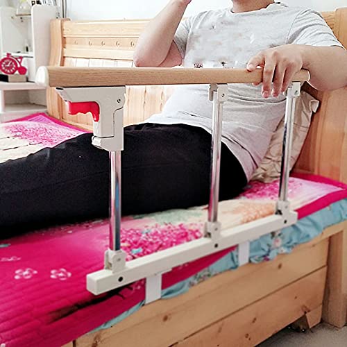 Barandillas Cama, Barrera Seguridad Cama Protección Contra Caídas, Fácil Instalar Barandillas Cama Portátil, Cama Protectora Metal Plegable Pasamanos Asistencia para Adultos Ancianos Discapacitados