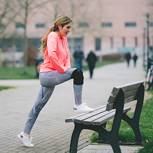 Bauerfeind - Rodillera deportiva para artrosis, menisco, genutrain, con cierre de velcro, tallas S hasta XXL, para hombre y mujer, silicona, rótula, culturismo, crossfit