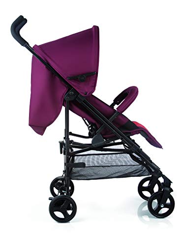 Be Cool Lift Sillita Ligera de Paseo, Plegado Tipo Paraguas, Uso desde Recién Nacido, Aluminio, con Plástico de Lluvia, Ruedas con Suspensión y Extraíbles, Color Lavander