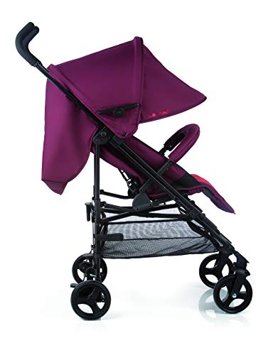 Be Cool Lift Sillita Ligera de Paseo, Plegado Tipo Paraguas, Uso desde Recién Nacido, Aluminio, con Plástico de Lluvia, Ruedas con Suspensión y Extraíbles, Color Lavander