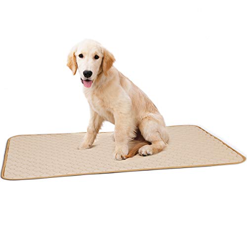 BePetMia Alfombras Lavables y Superabsorbentes, Pee Pad Sanitarias Reutilizables para Jaulas, Cama, Vehiculos, Soluciones para Cachorros y Perros Que Padecen Incontinencia (M: 67x50cm, 3-Packs)