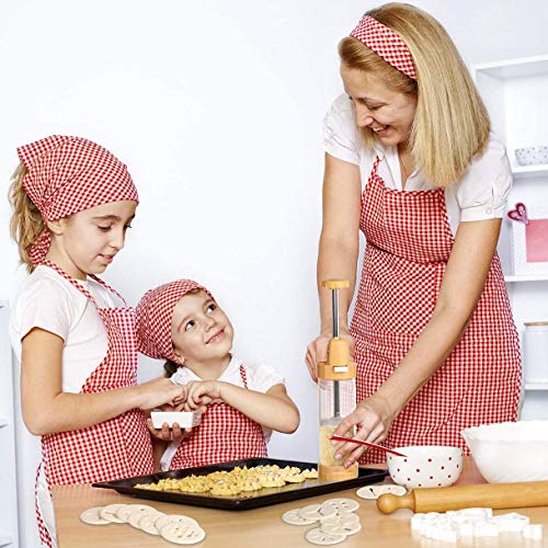 Berger - Prensa para galletas y pastelería, jeringa para pastelería, accesorio para repostería con 16 plantillas y 6 boquillas (rosa)