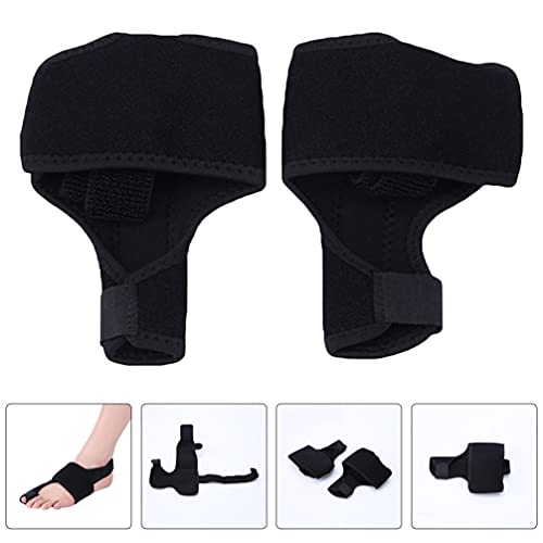 BESPORTBLE Corrector de Juanete Cinturones Alisadores de Dedos Grandes Hallux Valgus Tratamiento de Alivio del Dolor Férula de Pie Ortopédica 1 par