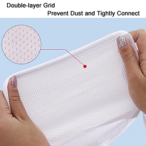 Bias&Belief Cubierta Protectora de Tráquea Cubierta de La Traquea del Cuello Malla Doble Transpirable del ​Estoma A Prueba de Polvo para La Traqueotomía,Negro,2Pcs