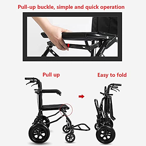 BJH Silla de Ducha para baño, función múltiple, Plegable, Junto a la Cama, Transporte, Silla de Ruedas con Silla de baño con Ruedas, 4 Frenos de Rueda, Apto para Personas Mayores con discapacida