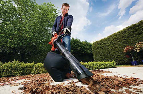 BLACK+DECKER GW2810-QS Aspirador soplador triturador 2800 W y 50 L de capacidad, 10.8 W