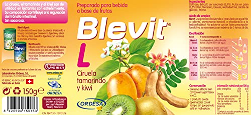 Blevit L Infusión Laxante, con Ciruela, Tamarindo y Kiwi, 150g
