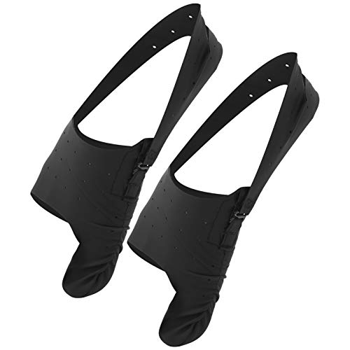 Bnineteenteam Corrector de Hallux Valgus, 2 Piezas Ultradelgado PU Hallux Valgus Corrector Brace elástico Hallux Valgus Corrector de juanetes Big Toe Straightener Separator Correction Tool(L)