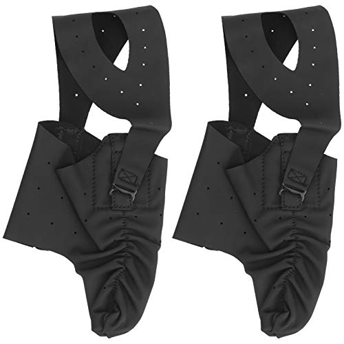 Bnineteenteam Corrector de Hallux Valgus, 2 Piezas Ultradelgado PU Hallux Valgus Corrector Brace elástico Hallux Valgus Corrector de juanetes Big Toe Straightener Separator Correction Tool(L)