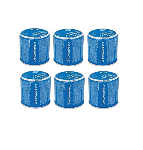 Bombona de cartucho de cartuchos de gas de 190 g – C206 GLS Campingaz C206GLS – con sistema de seguridad de membrana – Oferta para 6 bombonas