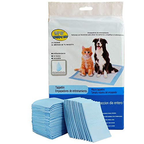 BPS® Empapadores de Entrenamiento para Perros Gatos Perfumes con Feromonas para Atraer los Cachorros y Simplificar el Entrenamiento (20pcs 60 * 60 cm) BPS-2167