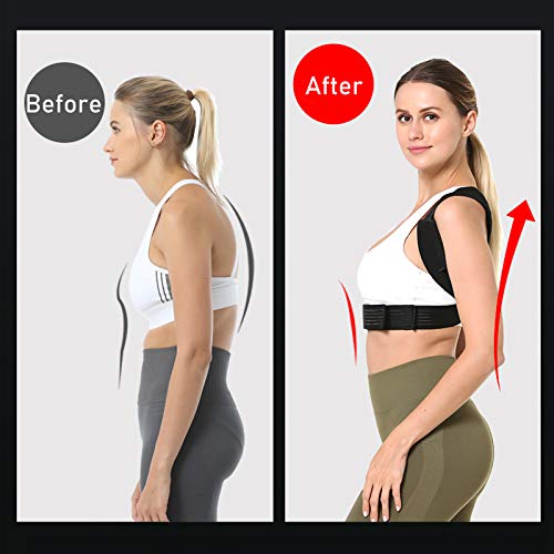 BRZSACR Corrector de Postura Espalda para Hombres&Mujeres,enderezador Espalda,Ajustable,Transpirable,Mejora jorobado, Alivia Dolor Espalda &Cintura&Hombro,cinturón corrección Postura(L)