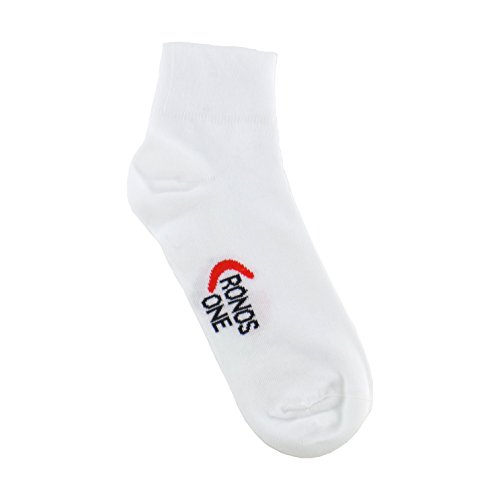 Calcetines DEPORTE (3 pares) SIN COSTURAS para hombre o mujer. Mantiene el pie seco. Ideal para tenis, pádel, running. Puño antipresión. 80% - algodón. (Blanco, eu: 35-40 // uk: 2-6)