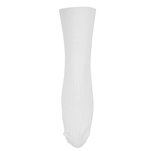 Calcetines para pie diabético, 2 colores diferentes Calcetines para diabéticos para ancianos Diseño suelto para ancianos para piernas gordas para mujeres embarazadas(white)
